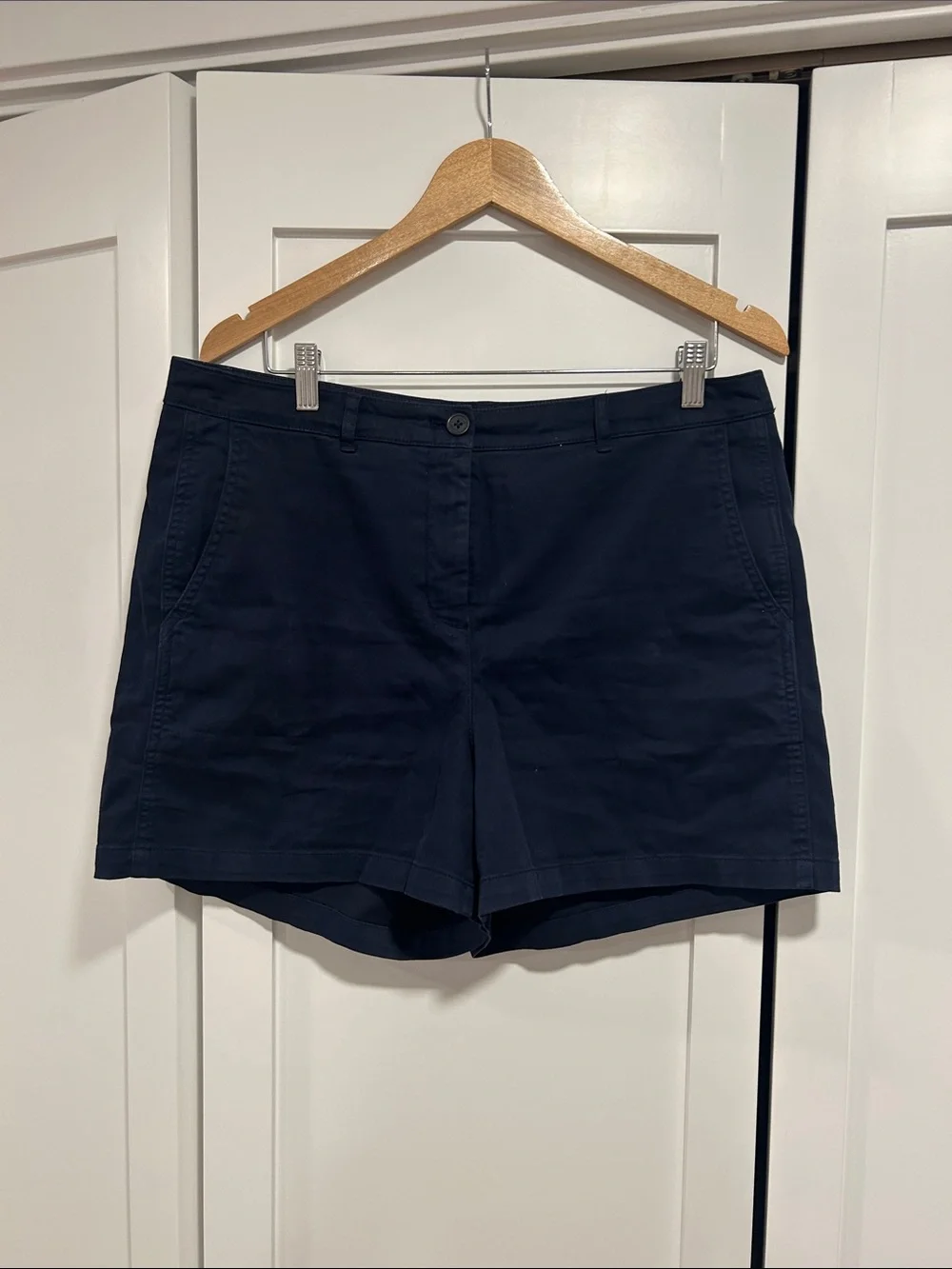 J. Crew Navy Chino Bermuda Shorts
